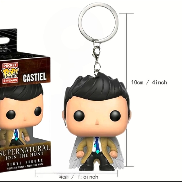 FUNKO POP!! Supernatural Limited Edition Character Castiel with Wings NWT - Picture 6 of 10